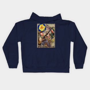 Time agent aces A Captain Jack Harkness Comic Kids Hoodie